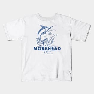 Morehead City Marlin Fishing in North Carolina Kids T-Shirt